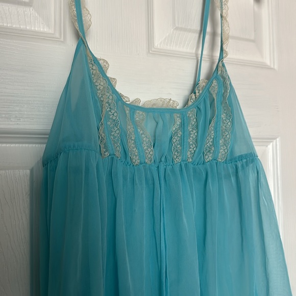 Victoria’s Secret blue babydoll nightie - Picture 2 of 5
